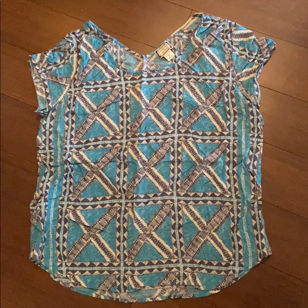 Lucky Brand Tribal print Tee